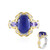 Sodalite Silver Ring (Gems en Vogue)