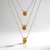 Collier en or et Saphir orange de Ban Ka Cha