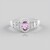 Anello in argento con Kunzite