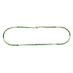 Collier en or et Tsavorite de Tanzanie (CUSTODANA)