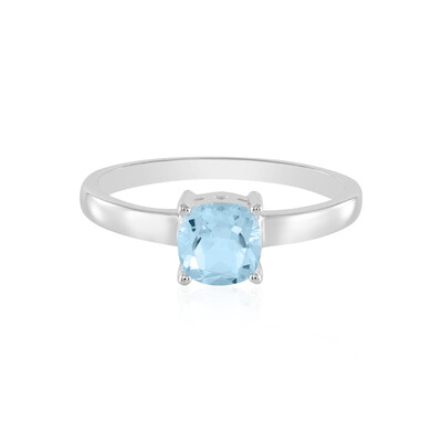 Anello in argento con Topazio Blu Cielo