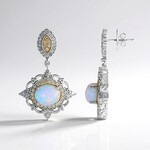 Boucles d'oreilles en argent et Opale Welo (Dallas Prince Designs)