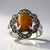 Anello in argento con Occhio di Tigre (Annette classic)