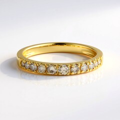 Anello in argento con Diamante Champagne I2 (de Melo)
