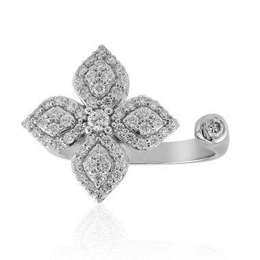 Anillo en oro con Diamante IF (D) (Annette)