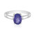 Bague en argent et Tanzanite