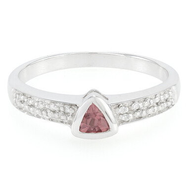 Anello in argento con Tormalina Rosa Cuprian