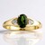 Gouden ring met een chroom toermalijn