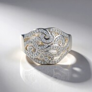 Zircon Silver Ring
