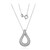 Collana in argento con Zircone (MONOSONO COLLECTION)