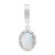Australian Opal Silver Pendant