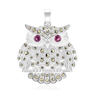 Pendentif en argent et Grenat Rhodolite (Annette classic)