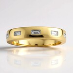 Anello in oro con Diamante IF (D) (Annette)