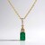 Collana in oro con Smeraldo Zambia (CIRARI)