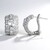 Orecchini in argento con Topazio Bianco (Adela Silber)