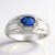 Anello in argento con Cianite del Nepal (Pallanova)