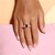 Naktamunda rhodolite Silver Ring