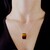 Baltic Amber Silver Pendant (MONOSONO COLLECTION)