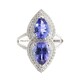 18K AAA Tanzanite Gold Ring (CIRARI)