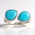 Bague en argent et Turquoise