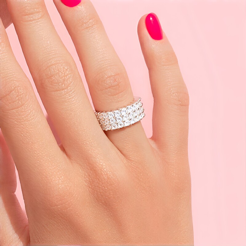 Anello in argento con Zircone (de Melo)