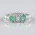 Anello in argento con Smeraldo Etiope