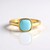 Anello in argento con Turchese Sleeping Beauty (de Melo)