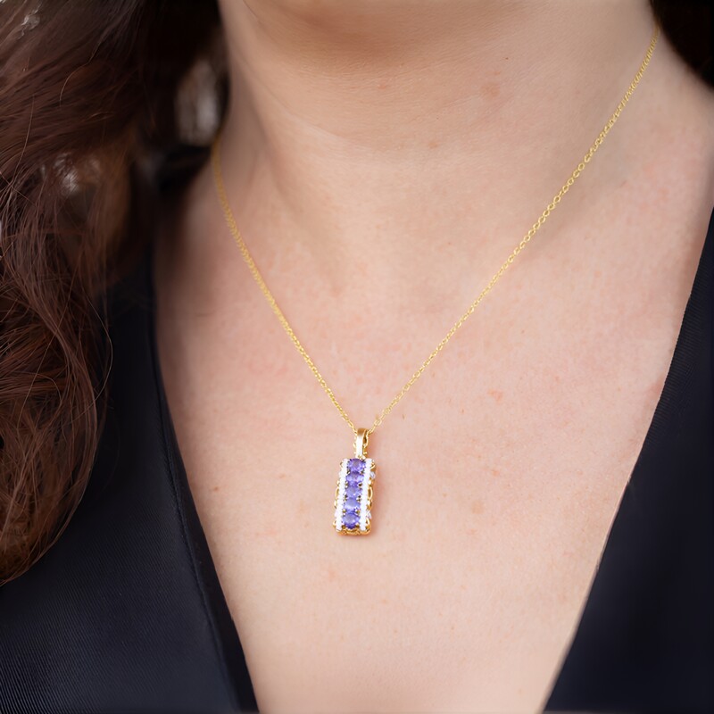 Collar en plata con Tanzanita (Gems en Vogue)