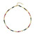 Fancy Tourmaline Silver Necklace (Riya)