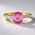 Anello in argento con Zaffiro Rosa del Madagascar