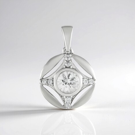 Ciondolo in argento con Zircone
