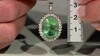Zilveren hanger met een Groene Fluoriet