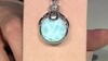 Colgante en plata con Larimar