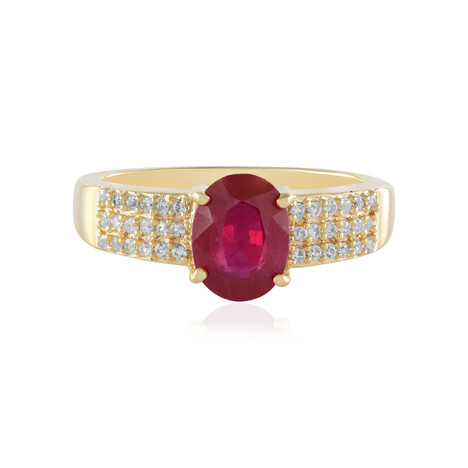 Madagascar Ruby Silver Ring