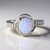 Anello in argento con Opale di Welo