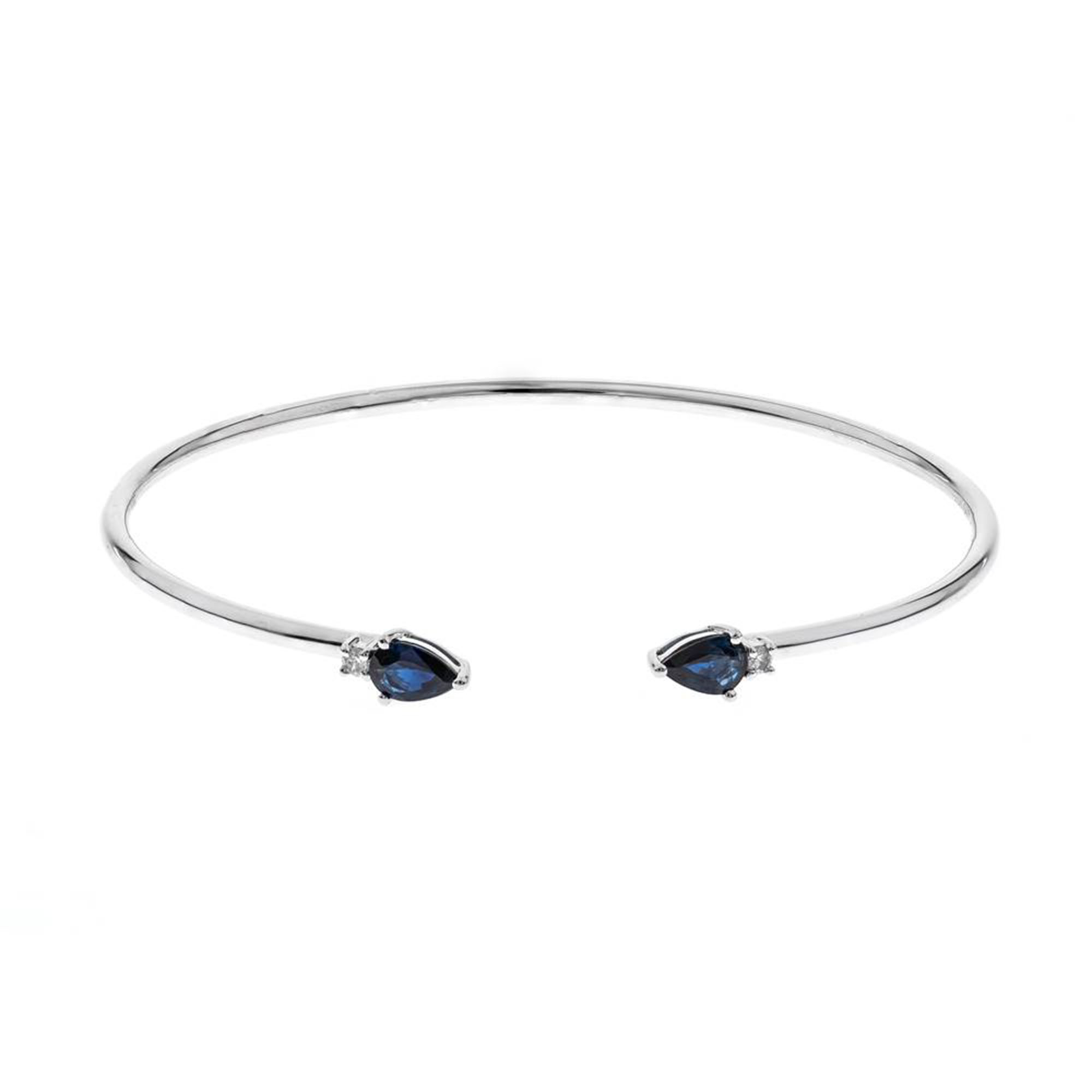 Bracelet multirangs Miyuki bleu (argenté), Zag bijoux