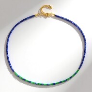 Collana in argento con Smeraldo Zambia (Riya)