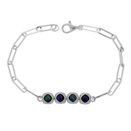 Bracciale in argento con Madreperla