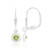 Pendientes en plata con Peridoto