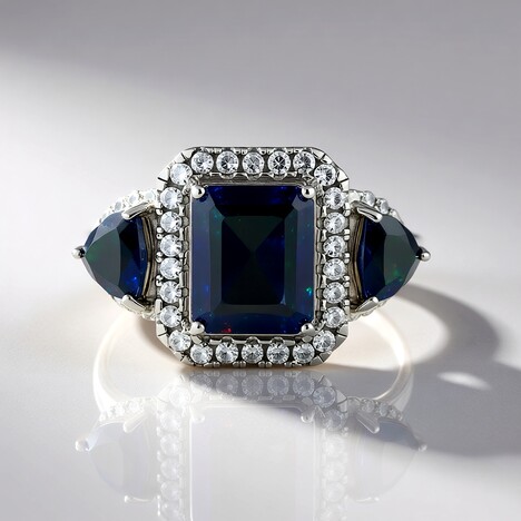 Anello in argento con Opale Mezezo