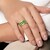 Zilveren ring met Canadese jade