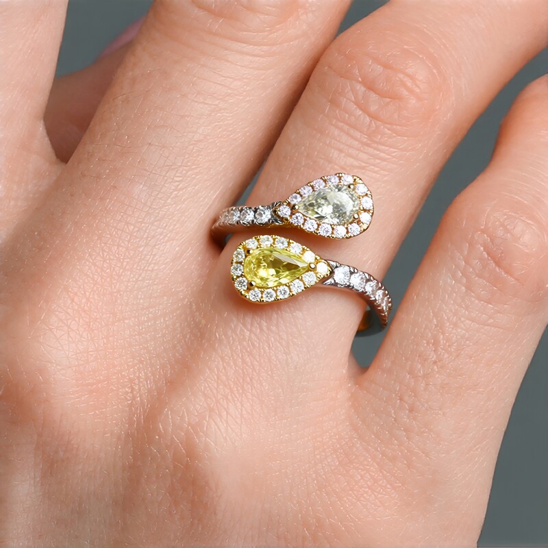 Anello in oro con Diamante Fancy SI2 (CIRARI)