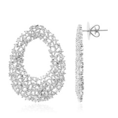 Gouden oorbellen met SI1 (H) Diamanten (Nara Jewelry)