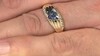 Bague en or et Tanzanite non chauffée (de Melo Gold)