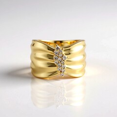 Anello in argento con Diamante Cioccolato I2