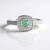 Anello in argento con Smeraldo Colombiano