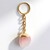 Accessorio in acciaio inossidabile con Quarzo Rosa