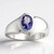 Anello in argento con Tanzanite (Pallanova)