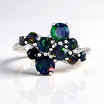 Anello in argento con Opale Mezezo (de Melo Essence)