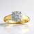 Anello in oro con Diamante VVS1 (G) (Annette)